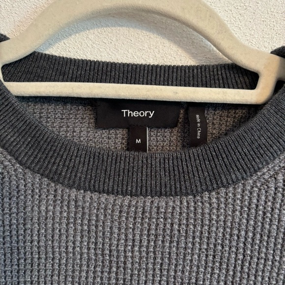 Theory Maden Novo Merino Wool Blend Crewneck Sweater - Picture 7 of 8